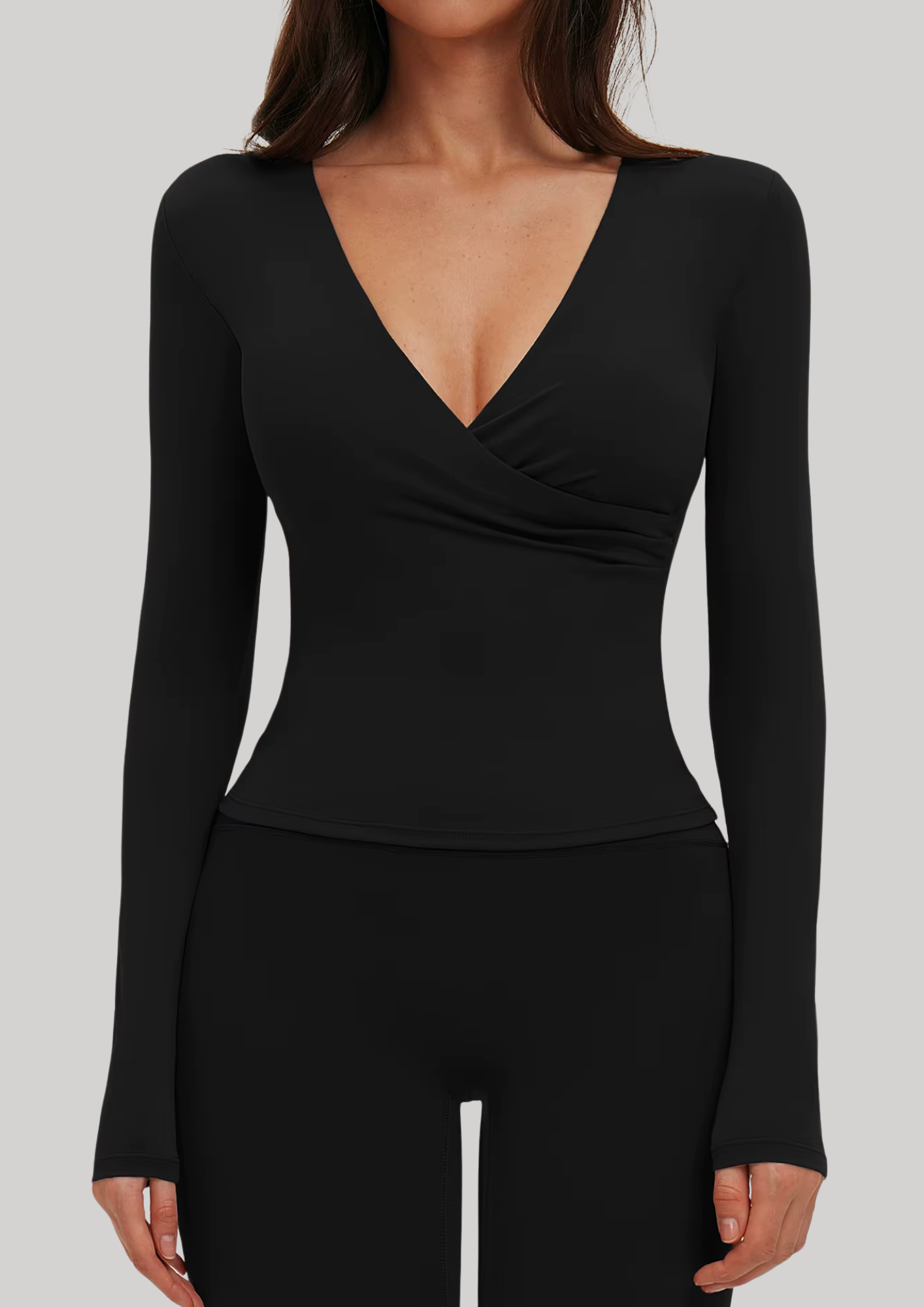 Fitted silhouette top